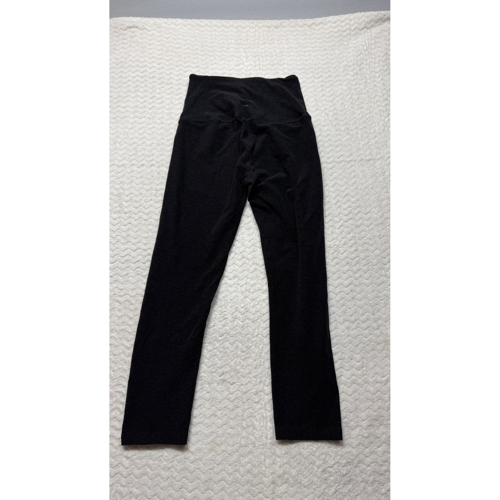 Beyond Yoga Womens Black High Waisted Spandex Crop Leggings Small USA Made